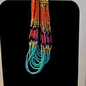 Seed bead necklace
